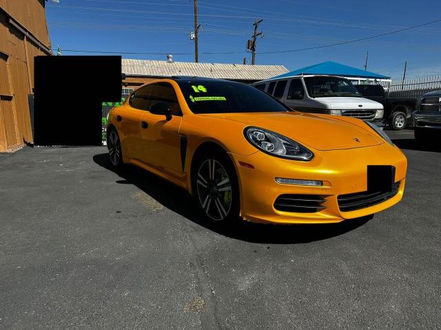 WP0AD2A79EL044617 - 2014 PORSCHE PANAMERA S HYBRID YELLOW photo 1