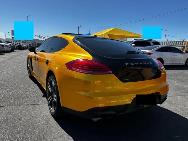 WP0AD2A79EL044617 - 2014 PORSCHE PANAMERA S HYBRID YELLOW photo 3