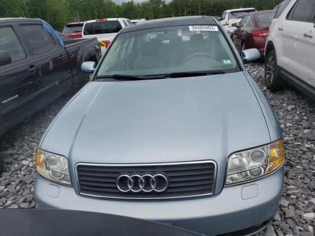 WAULD54B54N036105 - 2004 AUDI A6 2.7T QUATTRO BLUE photo 5