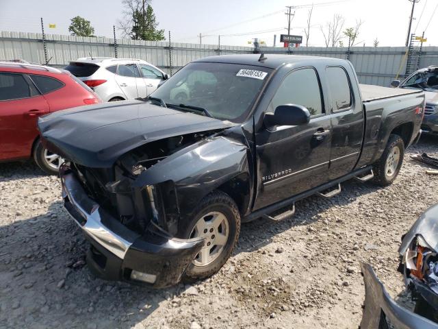 1GCRKSE36BZ266797 - 2011 CHEVROLET SILV1500 4 K1500 LT BLACK photo 1