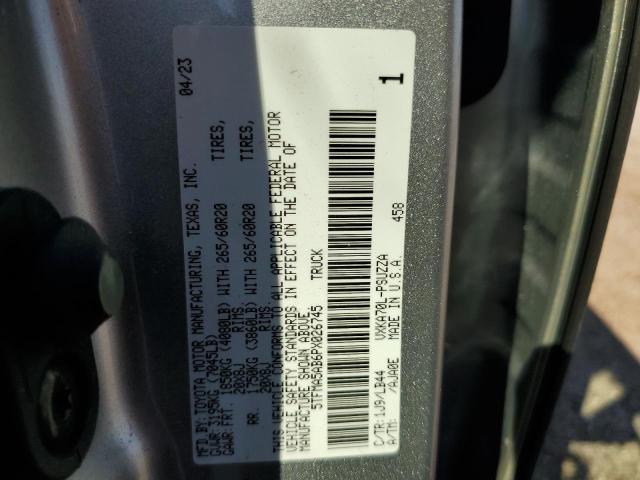 5TFMA5AB6PX026745 - 2023 TOYOTA TUNDRA CREWMAX PLATINUM SILVER photo 13