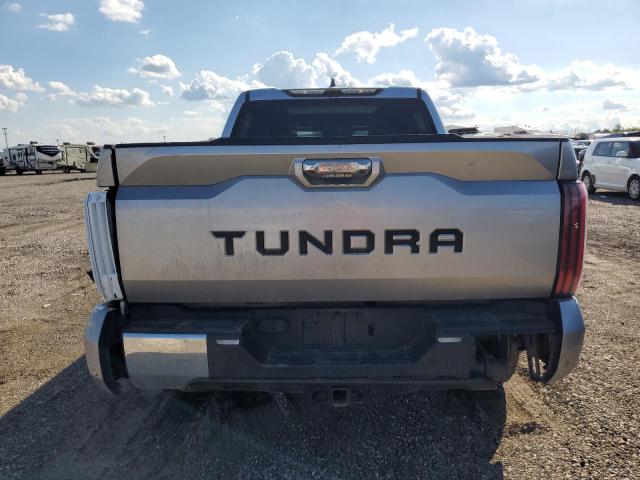 5TFMA5AB6PX026745 - 2023 TOYOTA TUNDRA CREWMAX PLATINUM SILVER photo 6