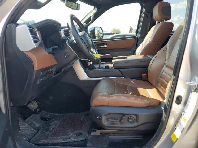 5TFMA5AB6PX026745 - 2023 TOYOTA TUNDRA CREWMAX PLATINUM SILVER photo 7