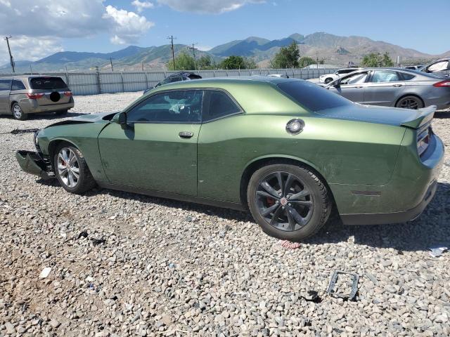 2C3CDZGG9LH159807 - 2020 DODGE CHALLENGER SXT GREEN photo 2