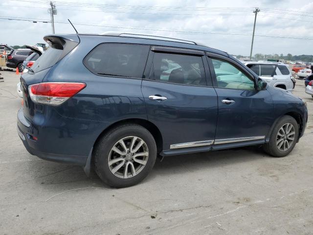5N1AR2MN2EC639400 - 2014 NISSAN PATHFINDER S BLUE photo 3