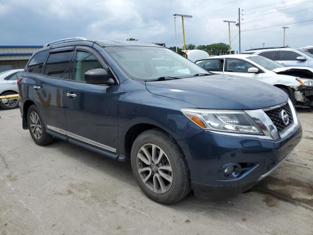 5N1AR2MN2EC639400 - 2014 NISSAN PATHFINDER S BLUE photo 4