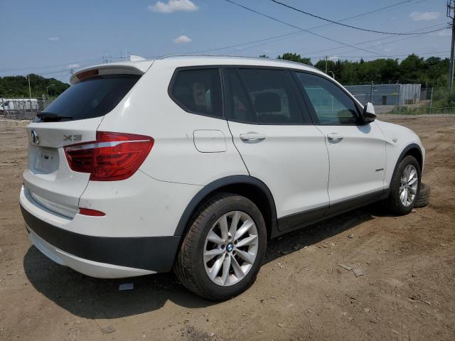 5UXWX9C56E0D43731 - 2014 BMW X3 XDRIVE28I WHITE photo 3