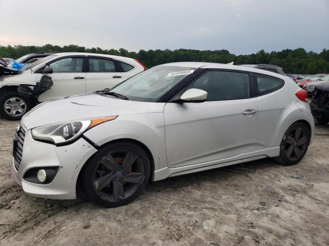 KMHTC6AE6FU228969 - 2015 HYUNDAI VELOSTER TURBO SILVER photo 1