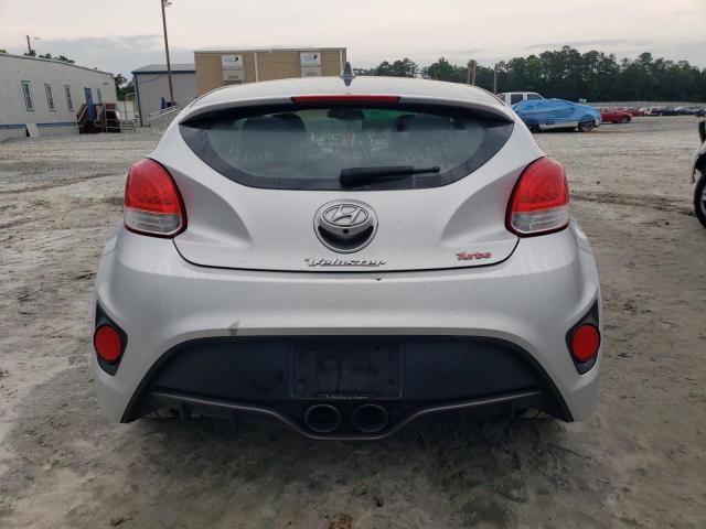 KMHTC6AE6FU228969 - 2015 HYUNDAI VELOSTER TURBO SILVER photo 6