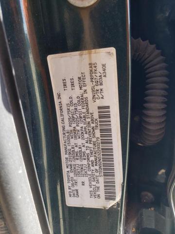 5TEGN92N53Z293279 - 2003 TOYOTA TACOMA DOUBLE CAB PRERUNNER GREEN photo 12