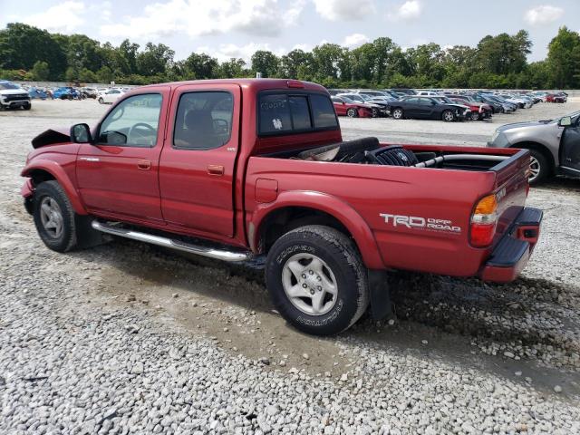 5TEGN92N03Z181649 - 2003 TOYOTA TACOMA DOUBLE CAB PRERUNNER MAROON photo 2