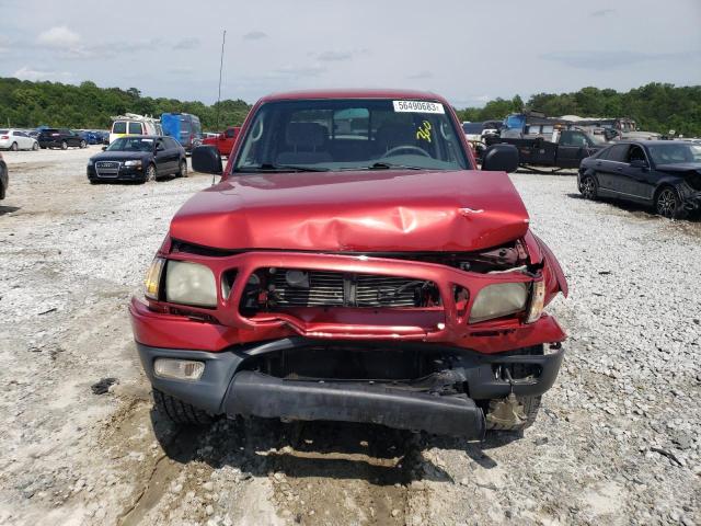 5TEGN92N03Z181649 - 2003 TOYOTA TACOMA DOUBLE CAB PRERUNNER MAROON photo 5