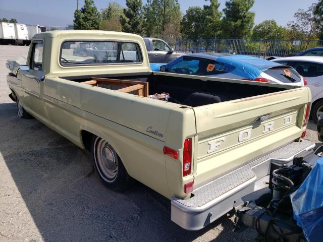 F10GCJ43491 - 1970 FORD F-100 CREAM photo 3