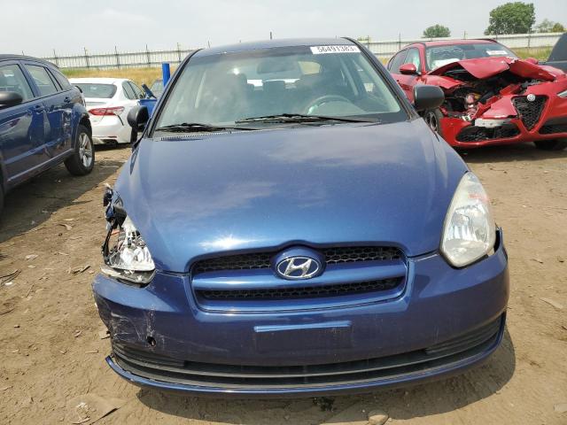 KMHCM3AC0AU180517 - 2010 HYUNDAI ACCENT BLUE BLUE photo 5