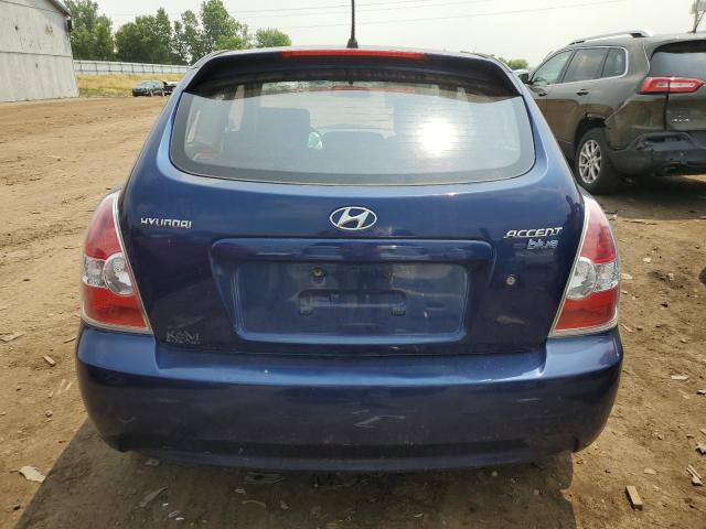 KMHCM3AC0AU180517 - 2010 HYUNDAI ACCENT BLUE BLUE photo 6