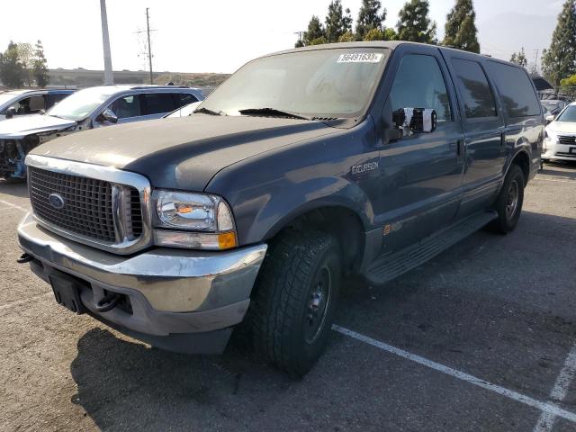 1FMNU40L93ED32114 - 2003 FORD EXCURSION XLT BLUE photo 1