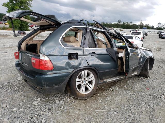 5UXFB53525LV18141 - 2005 BMW X5 4.4I GREEN photo 3