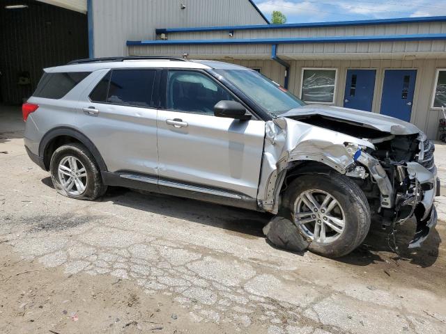 1FMSK8DH5LGC77476 - 2020 FORD EXPLORER XLT SILVER photo 4