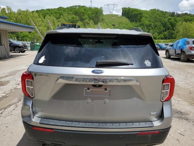 1FMSK8DH5LGC77476 - 2020 FORD EXPLORER XLT SILVER photo 6