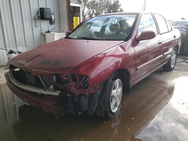 3N1AB51A83L733037 - 2003 NISSAN SENTRA SE-R LIMITED RED photo 2