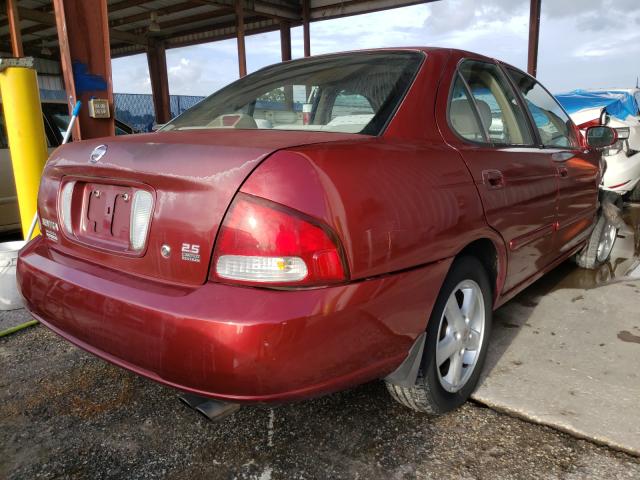 3N1AB51A83L733037 - 2003 NISSAN SENTRA SE-R LIMITED RED photo 4