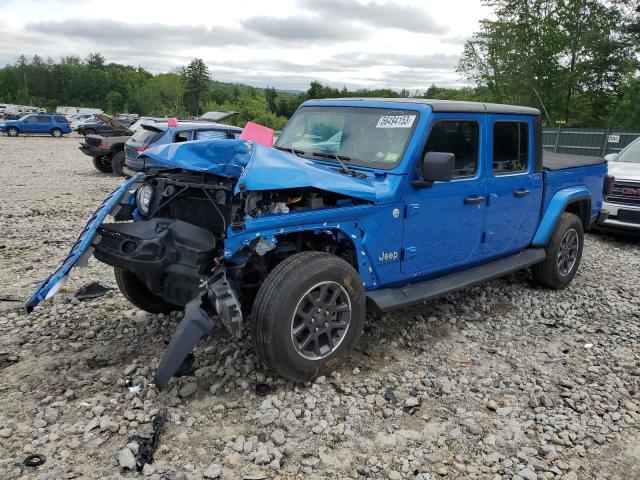 1C6HJTFG3NL127005 - 2022 JEEP GLADIATOR OVERLAND BLUE photo 1