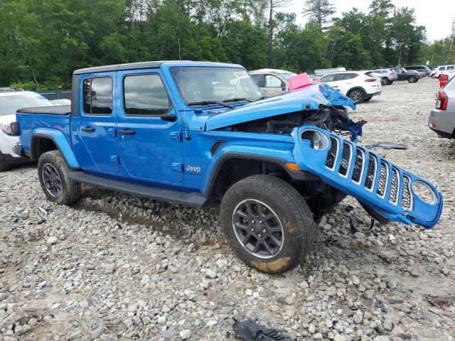 1C6HJTFG3NL127005 - 2022 JEEP GLADIATOR OVERLAND BLUE photo 4