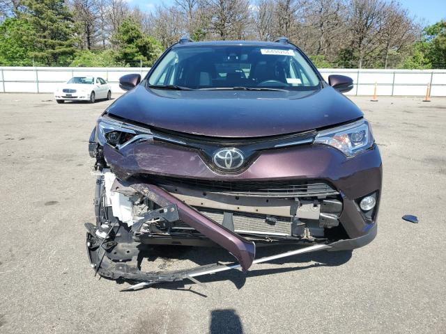 2T3DFREV4JW843351 - 2018 TOYOTA RAV4 LIMITED PURPLE photo 5