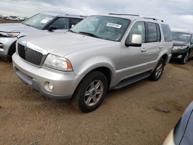 5LMEU88H34ZJ06164 - 2004 LINCOLN AVIATOR SILVER photo 1