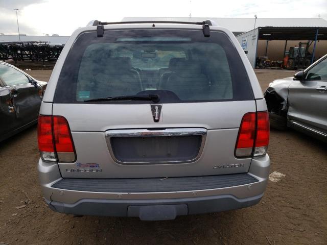 5LMEU88H34ZJ06164 - 2004 LINCOLN AVIATOR ვერცხლისფერი ფოტო 6