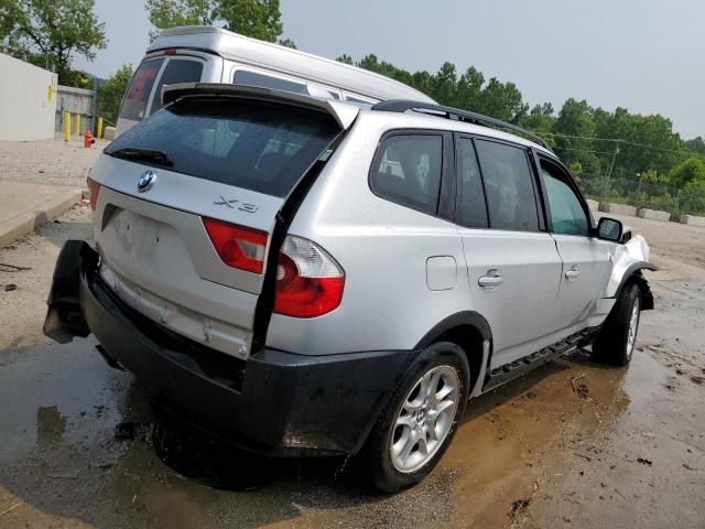 WBXPA73414WB28615 - 2004 BMW X3 2.5I SILVER photo 3