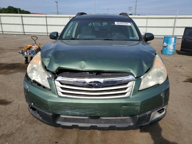 4S4BRBFC7A3351138 - 2010 SUBARU OUTBACK 2.5I PREMIUM GREEN photo 5