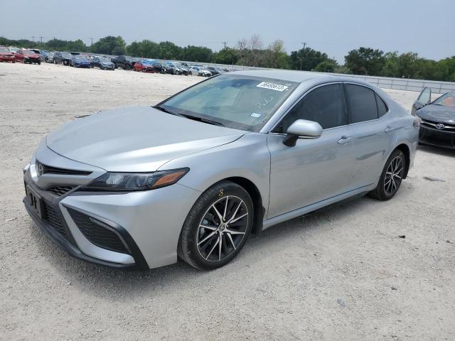 4T1G11AK9PU802496 - 2023 TOYOTA CAMRY SE NIGHT SHADE SILVER photo 1