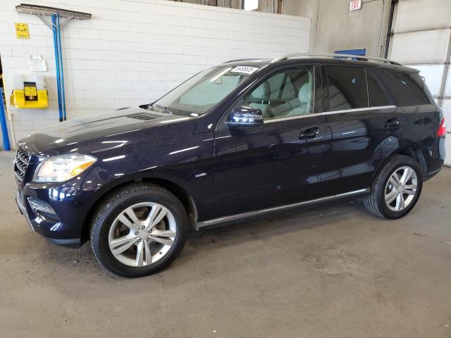 4JGDA5HB4CA022711 - 2012 MERCEDES-BENZ ML 350 4MATIC BLUE photo 1