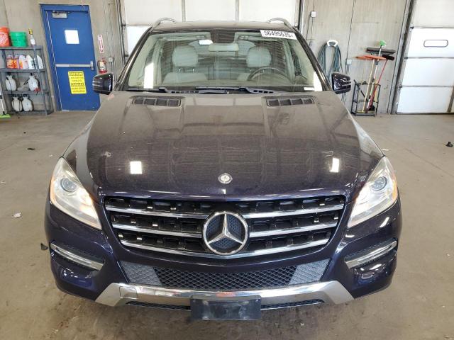 4JGDA5HB4CA022711 - 2012 MERCEDES-BENZ ML 350 4MATIC BLUE photo 5
