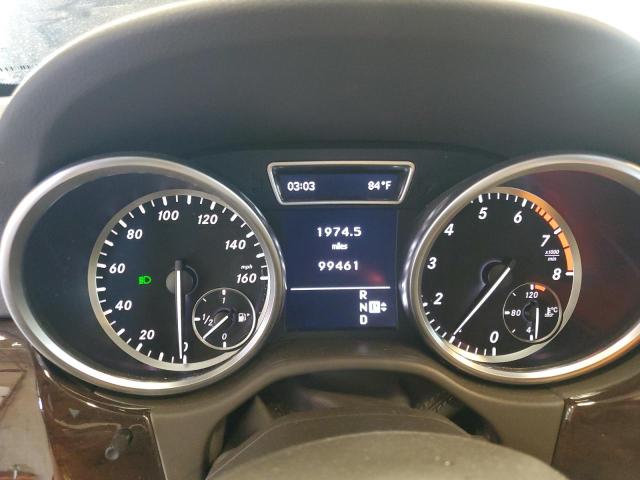 4JGDA5HB4CA022711 - 2012 MERCEDES-BENZ ML 350 4MATIC BLUE photo 9