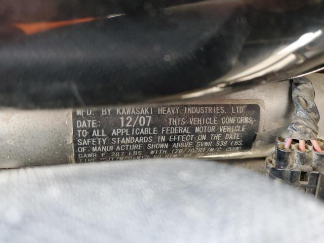 JKAEXEA1X8A041192 - 2008 KAWASAKI EX650 A Qara foto 8