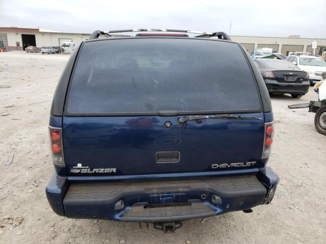 1GNDT13W7Y2192216 - 2000 CHEVROLET BLAZER BLUE photo 6