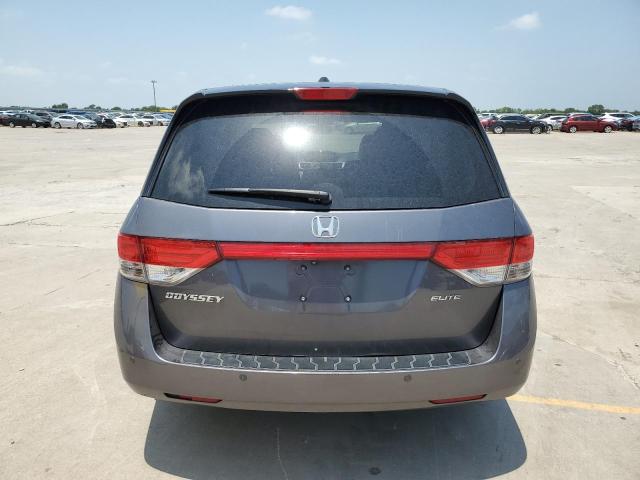 5FNRL5H93FB017464 - 2015 HONDA ODYSSEY TOURING GRAY photo 6