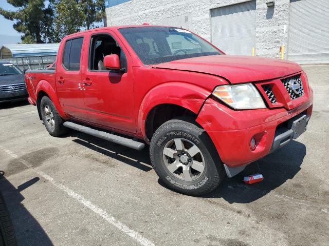 1N6AD0EV2AC429425 - 2010 NISSAN FRONTIER CREW CAB SE RED photo 4