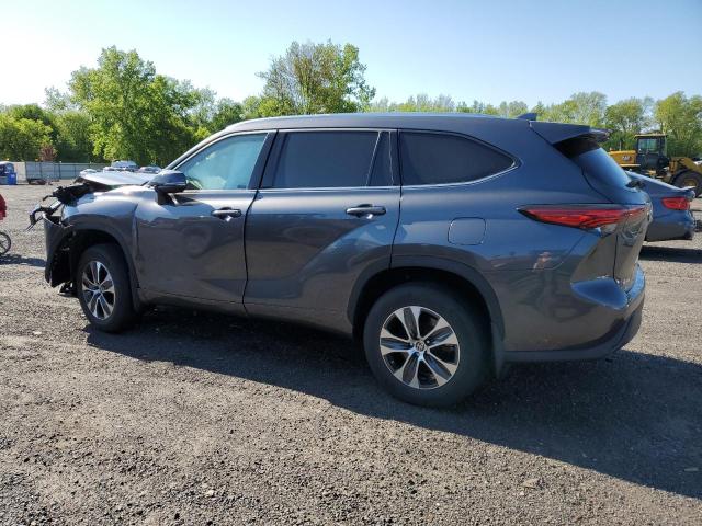 5TDGZRBH4MS078778 - 2021 TOYOTA HIGHLANDER XLE GRAY photo 2