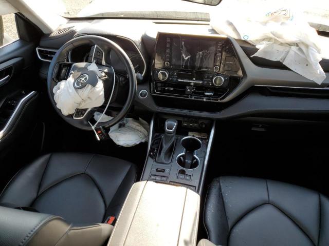 5TDGZRBH4MS078778 - 2021 TOYOTA HIGHLANDER XLE GRAY photo 8