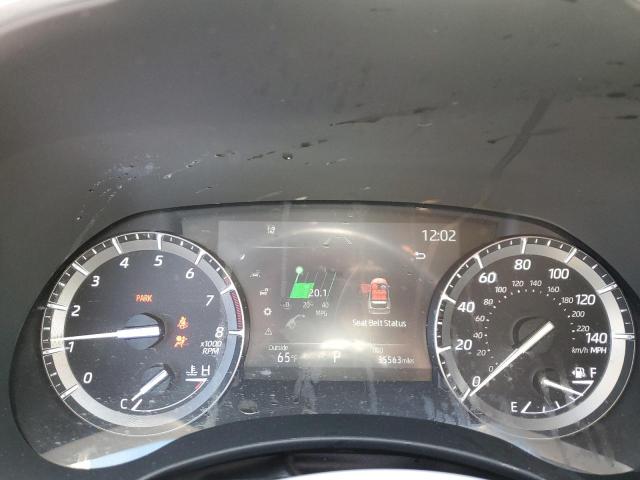 5TDGZRBH4MS078778 - 2021 TOYOTA HIGHLANDER XLE GRAY photo 9