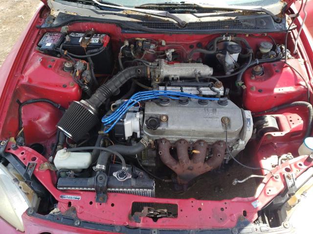 JHMEG1143PS008731 - 1993 HONDA CIVIC DEL SOL S RED photo 11