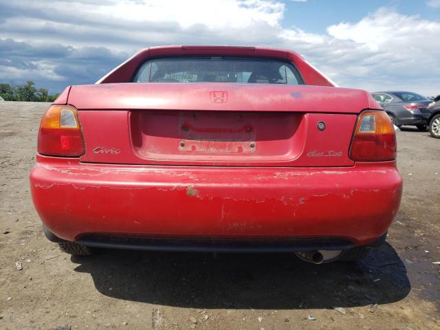 JHMEG1143PS008731 - 1993 HONDA CIVIC DEL SOL S RED photo 6