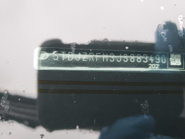 5TDJZRFH3JS883490 - 2018 TOYOTA HIGHLANDER SE Қара фото 14