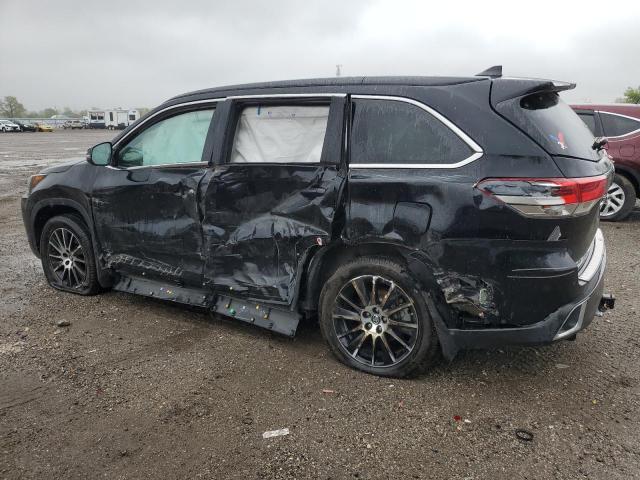 5TDJZRFH3JS883490 - 2018 TOYOTA HIGHLANDER SE Қара фото 2