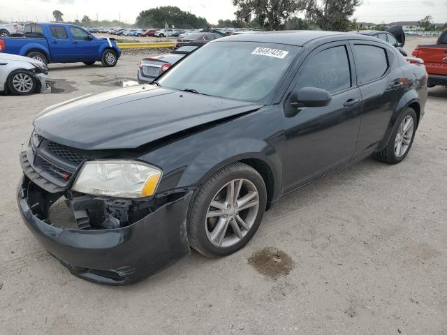 1C3CDZCG7DN633994 - 2013 DODGE AVENGER SXT BLACK photo 1