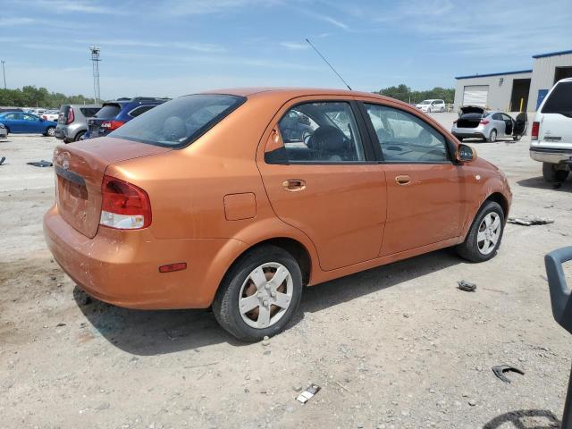 KL1TD566X6B640909 - 2006 CHEVROLET AVEO BASE ნარინჯისფერი ფოტო 3
