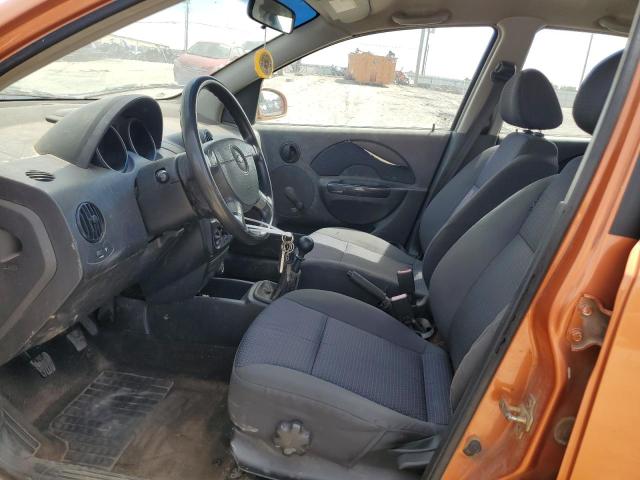 KL1TD566X6B640909 - 2006 CHEVROLET AVEO BASE ნარინჯისფერი ფოტო 7